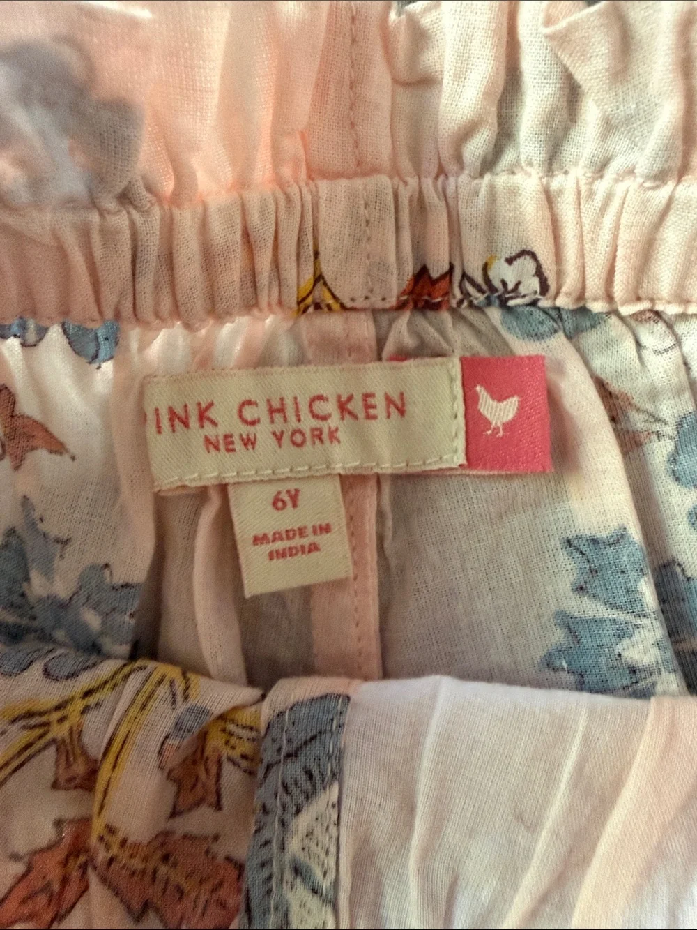 Pink Chicken Girls Elise Floral Shorts Set, size 6Y